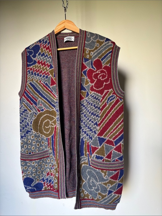 Missoni Jackets & Blazers - Missoni Sport Vest Multicolor Patterned Knit Made in Italy Size 44